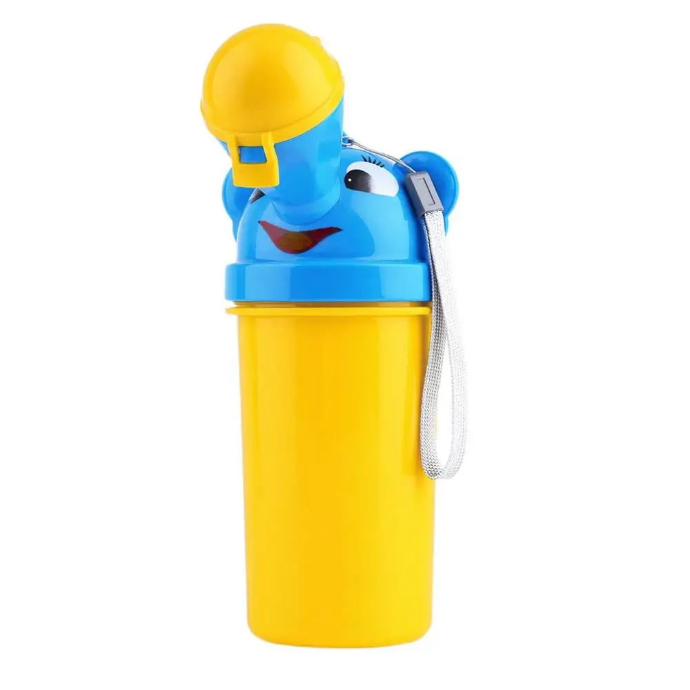 Портативный детский туристический Писсуар для автомобиля, туалет, открытый, кемпинг, для мальчиков и девочек, Детский горшок, автомобильный тренировочный инструмент для путешествий - Цвет: Цвет: желтый