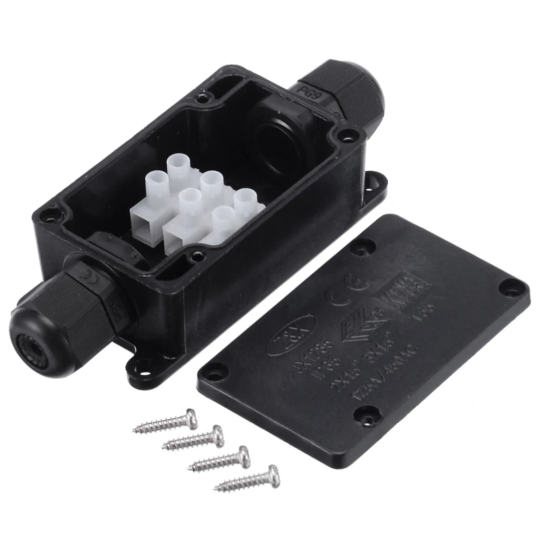 Waterproof Plastic Junction Box Underground Cable Line Protector Cable Sleeve Junction Case Connector