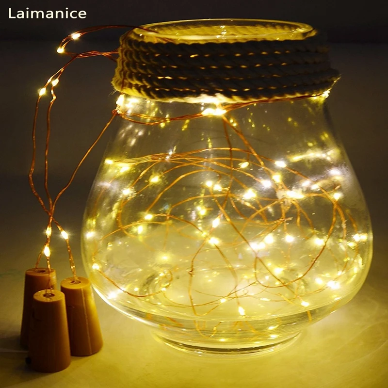 Светодиодная гирлянда на медном проводе 2 м 20 светодиодов|copper wire string light|wire lightsstring