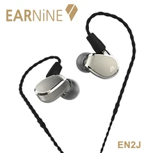 EARNiNE EN2J 2 сбалансированные арматура драйвер блок в ухо наушник DJ HIFI Audiophile MMCX съемный монитор спортивные металлические наушники