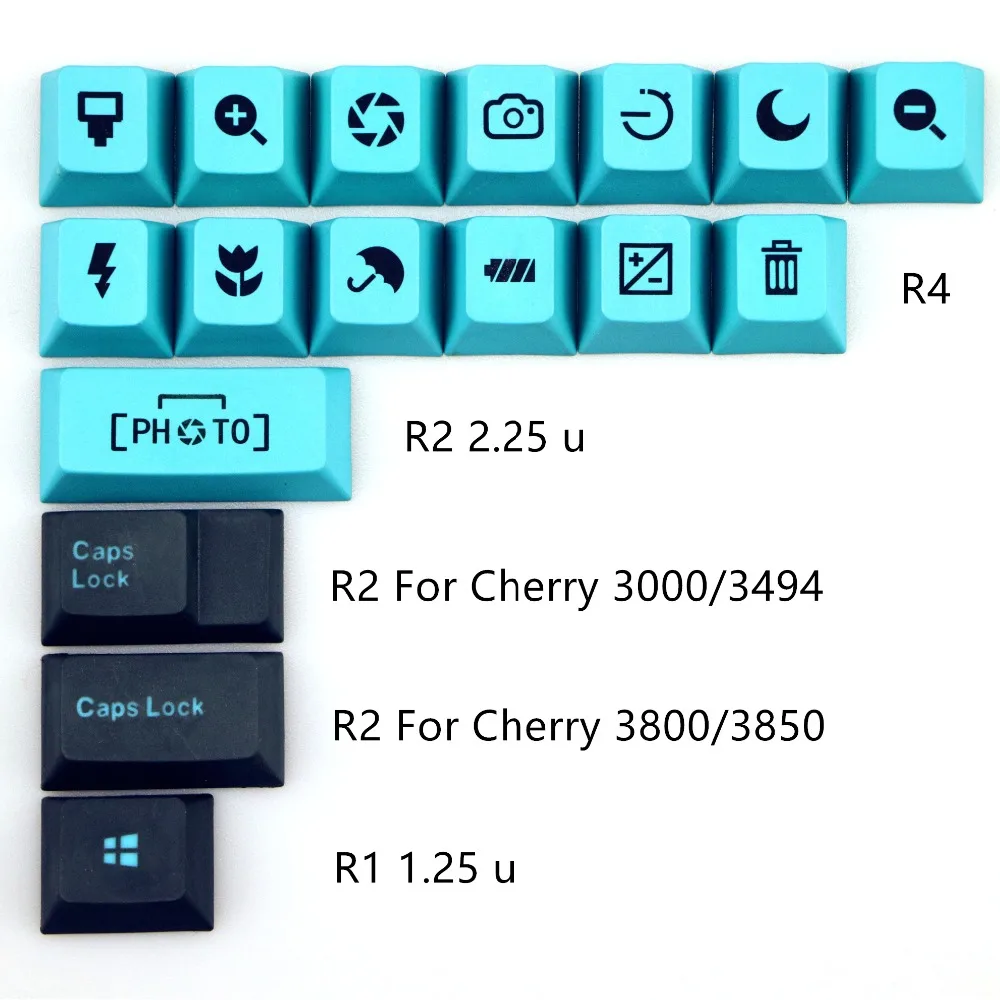 Клавиатура Double shot с 104 клавишами раскладка ANSI клавиатура PBT вишневым профилем для