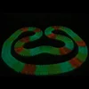 KACUU Glowing Race Track DIY Universal Accessories Ramp Turn Road Bridge Crossroads Toys For Children 3