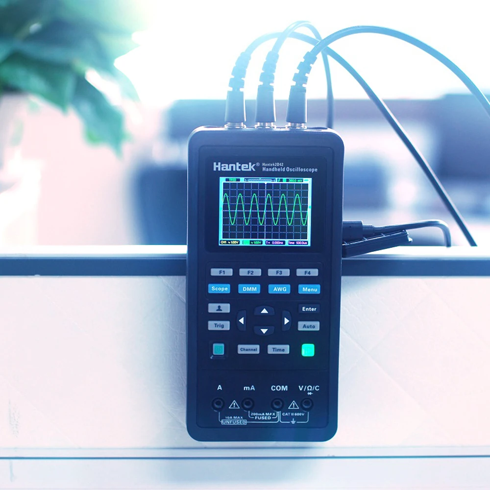 3 в 1 портативный цифровой осциллограф генератор сигналов мультиметр одноканальный Двухканальный измеритель объема USB Scopemeter с зондом