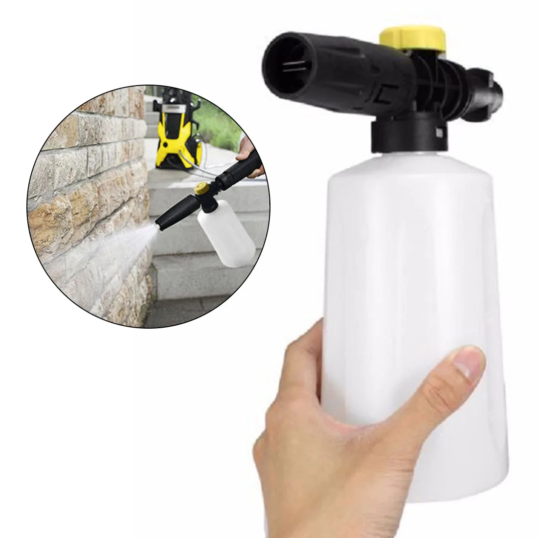 

750ml Snow Foam Lance For Karcher K2 - K7 High Pressure Foam Gun Cannon Plastic Portable Foamer Nozzle Car Washer Soap Sprayer