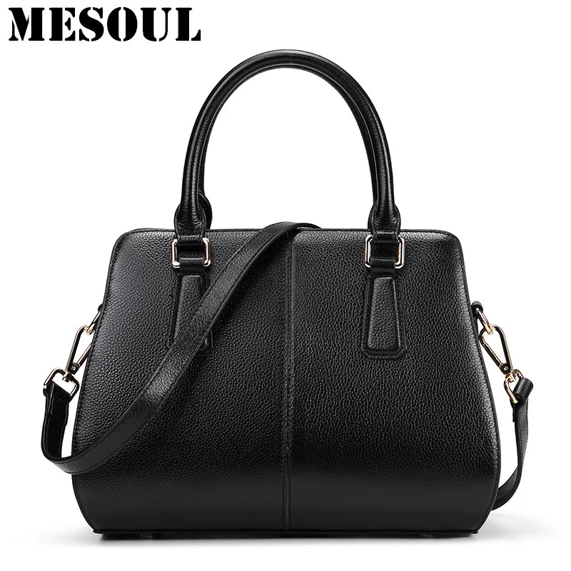 

Brand Genuine Leather Women's Handbags Designer Tote Bag Purses Vintage Brown Women Shoulder Bag Ladies Crossbody Messenger Bags