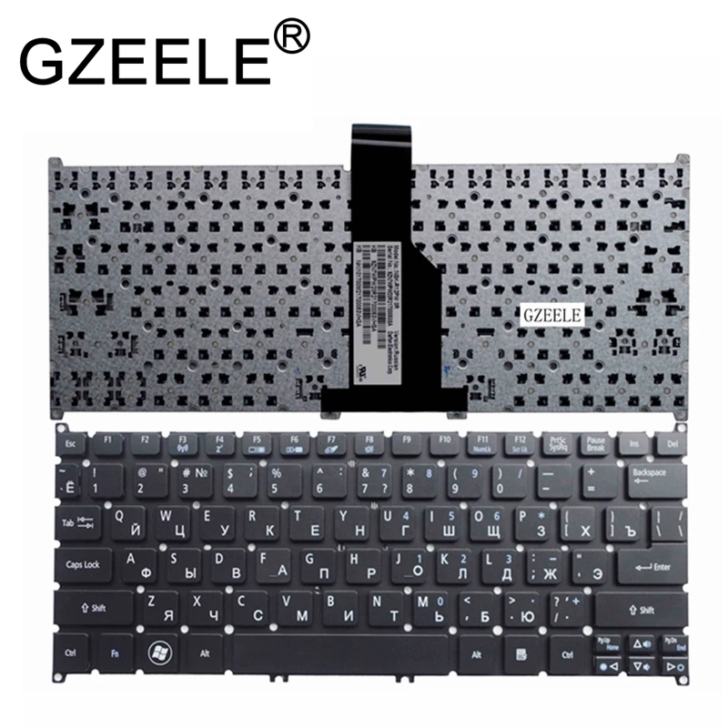 Русская клавиатура GZEELE для ноутбука ACER Aspire S3 S3-391 S3-951 S3-371 One 725 756 Travelmate B1 B113 S5-391 B113-E Русская клавиатура GZEELE для ноутбука ACER Aspire S3 S3-391 S3-951 S3-371 One 725 756 Travelmate B1 B113 S5-391 B113-E