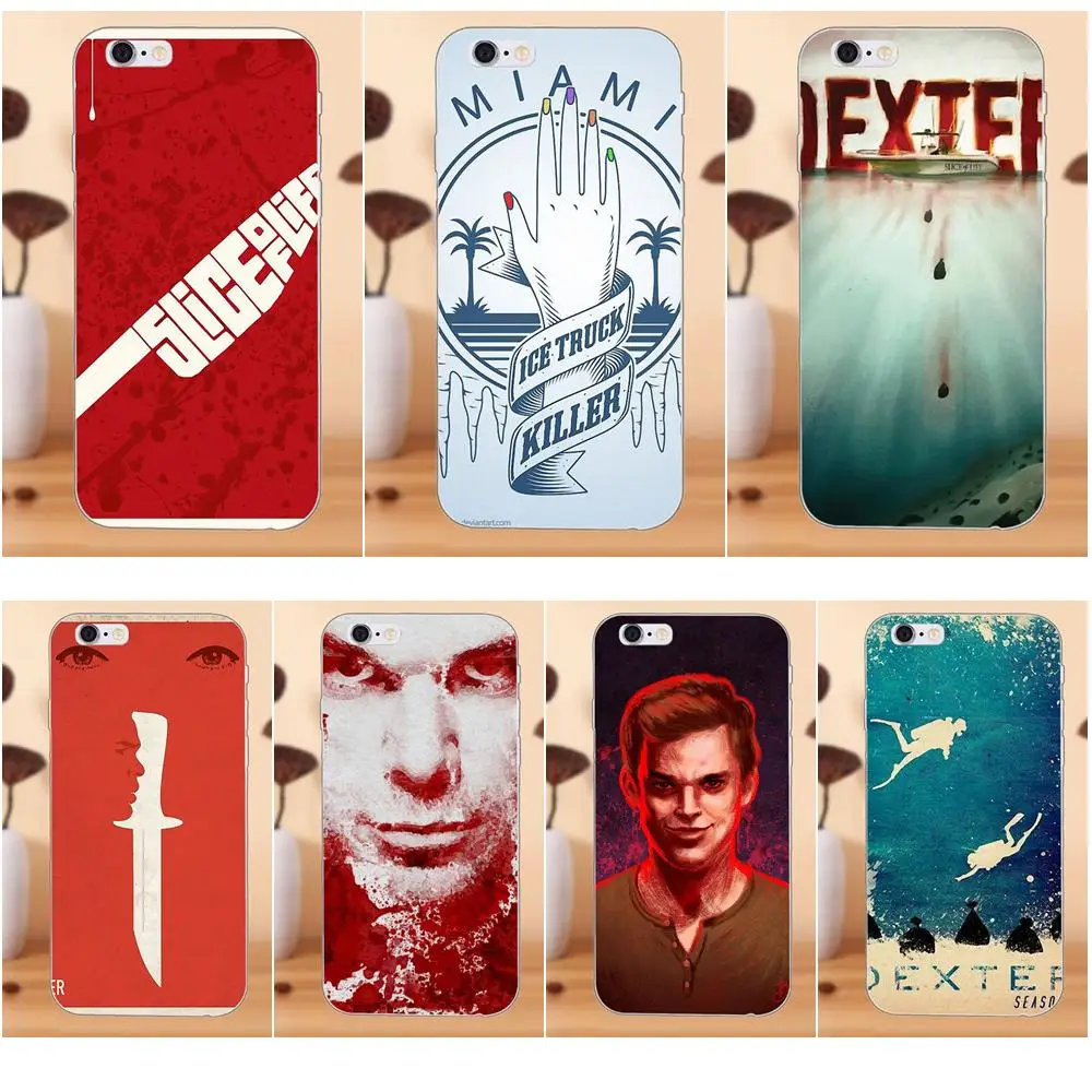 

Soft Silicone TPU Transparent Case Cover Dexter Morgan Fan Art Poster For Apple iPhone X XS Max XR 4 4S 5 5C 5S SE 6 6S 7 8 Plus