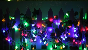 

Free shipping 5M led 50 Flashlight battery ball String lights 3pcs AA Battery Operated Wedding Flashing LED light