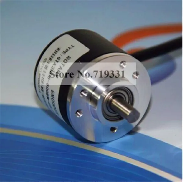 

Encoder 600P/R Incremental Rotary Encoder AB 2 phase 6mm Shaft 5V-24V +coupling