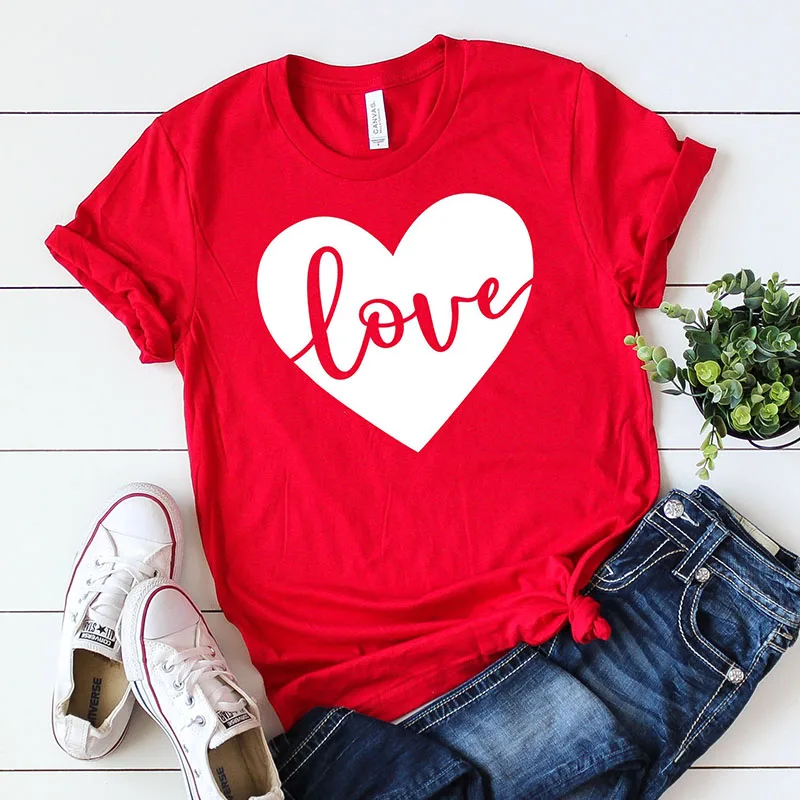 

Be Mine Love T-shirt Women Tumblr Graphic Tees 90s Fashion Grunge Clothing Valentine's Day Red Cotton Oversized Tops Tee T Shirt