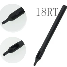 YILONG 18RT 50 шт стерильные Ассорти пластиковые одноразовые татуировки Советы черные насадки на тюбик