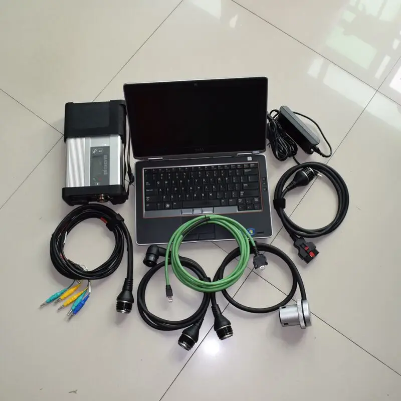  2019 2in1 herramienta de diagnóstico para BMW Icom A2 B C + MB Star C5 SD conectar + E6420 portátil