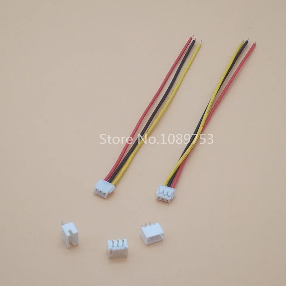 20 Set Connettori JST ZH 1.5 4-Pin Mini Micro Con Cavi