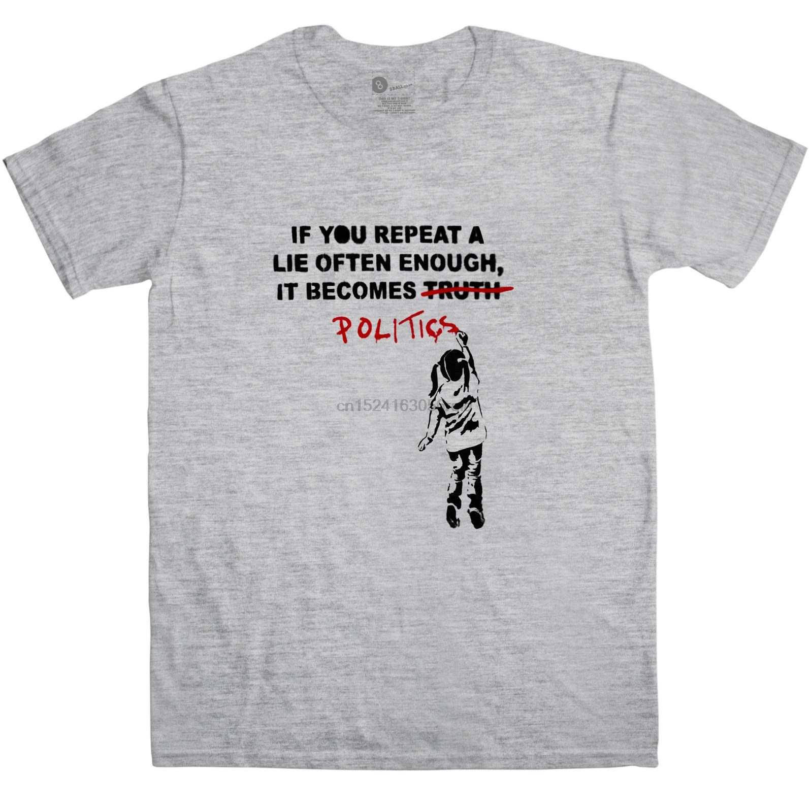 

Banksy T Shirt - Politics