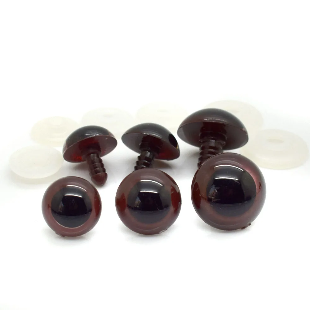 100pcs/lot 5-20mm Brown Plastic Safety Eyes Craft Eyes Without Cushion DIY  Scrapbooking Crafts Decoration Doll Buttons Making - AliExpress
