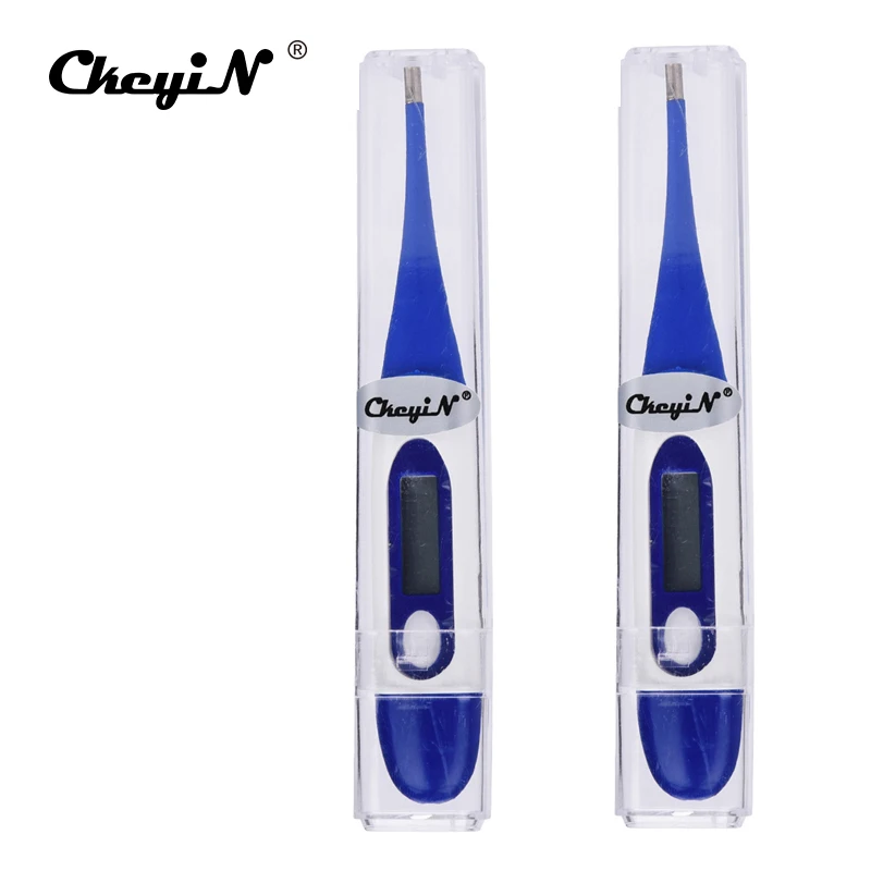 

2Pcs Pen Shape Digital Portable Digital Thermometer Mouth Armpit Temperature Sensor Sound And Memory Function Baby Health Care