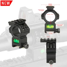 PPT Тактический 6063 алюминий 25,4 мм до 30 мм консольное крепление для прицела с уровнем пузырьковой HS24-0199