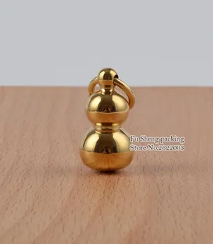 

Brass key pendant Mini gourd Key Pendant Christmas Halloween Gift Key Ring Chain100pcs/lot