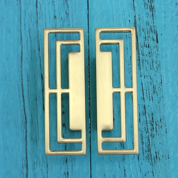 

2PCS CC 32mm Antique brass Cabinet Closet Cupboard Door Drawer Bin Pull Handle Furniture Wardrobes Pull Kitchen Handle