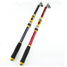 80% FRP+ 20% углеродистая 2,1 М 2,4 М 2,7 М 3,0 М 3,6 м портативная телескопическая удочка спиннинговая рыбка ручная Рыболовная Снасть морская удочка океан