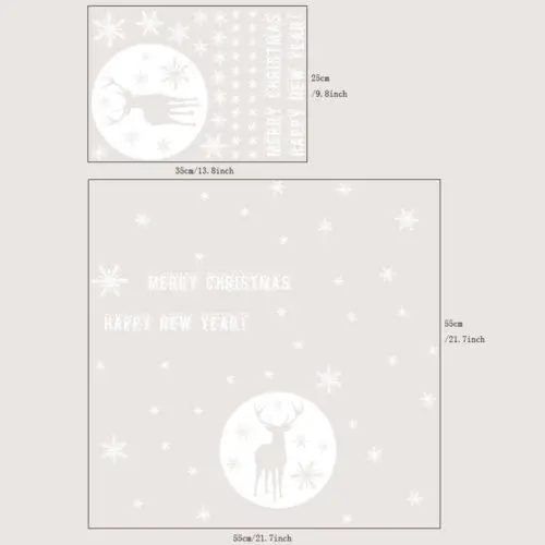 Christmas Snowflake Frozen Decal Window Removable Wall Sticker Vinyl Art Xmas Home Decor Christmas Snowflake Frozen Decal Window Removable Wall Sticker Vinyl Art Xmas Home Decor