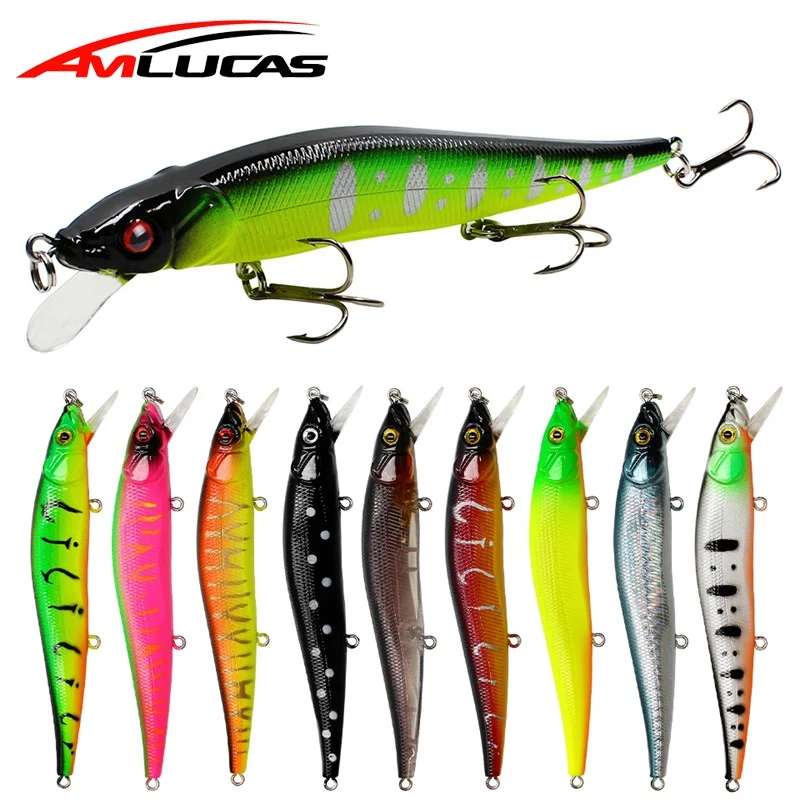 Amlucas جديد طعوم صيد سمك البلمة 11.5 سنتيمتر 13.9g الصلب الطعم الاصطناعي 3D عيون العائمة Crankbait Wobblers اليابان الأسماك Pesca WW1143 Amlucas جديد طعوم صيد سمك البلمة 11.5 سنتيمتر 13.9g الصلب الطعم الاصطناعي 3D عيون العائمة Crankbait Wobblers اليابان الأسماك Pesca WW1143