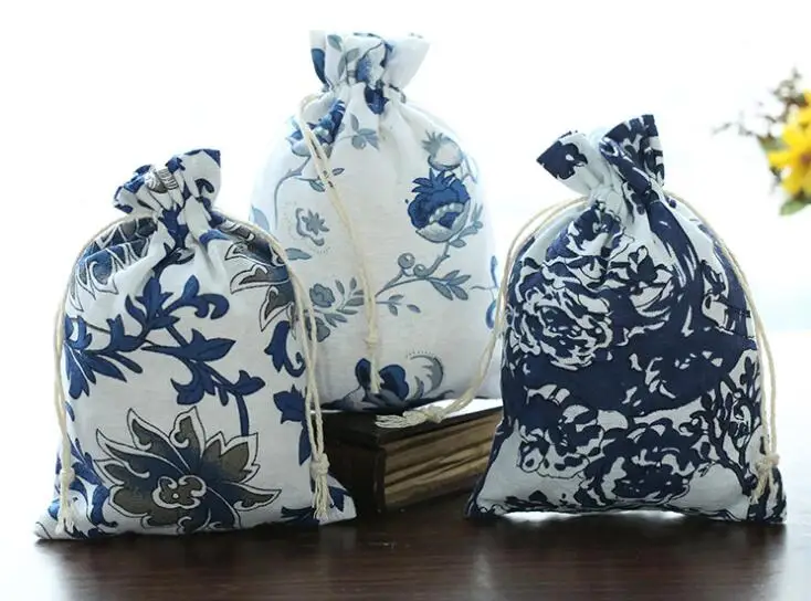 30pcs manufacturer custom empty bags embroidered sachets fragrant