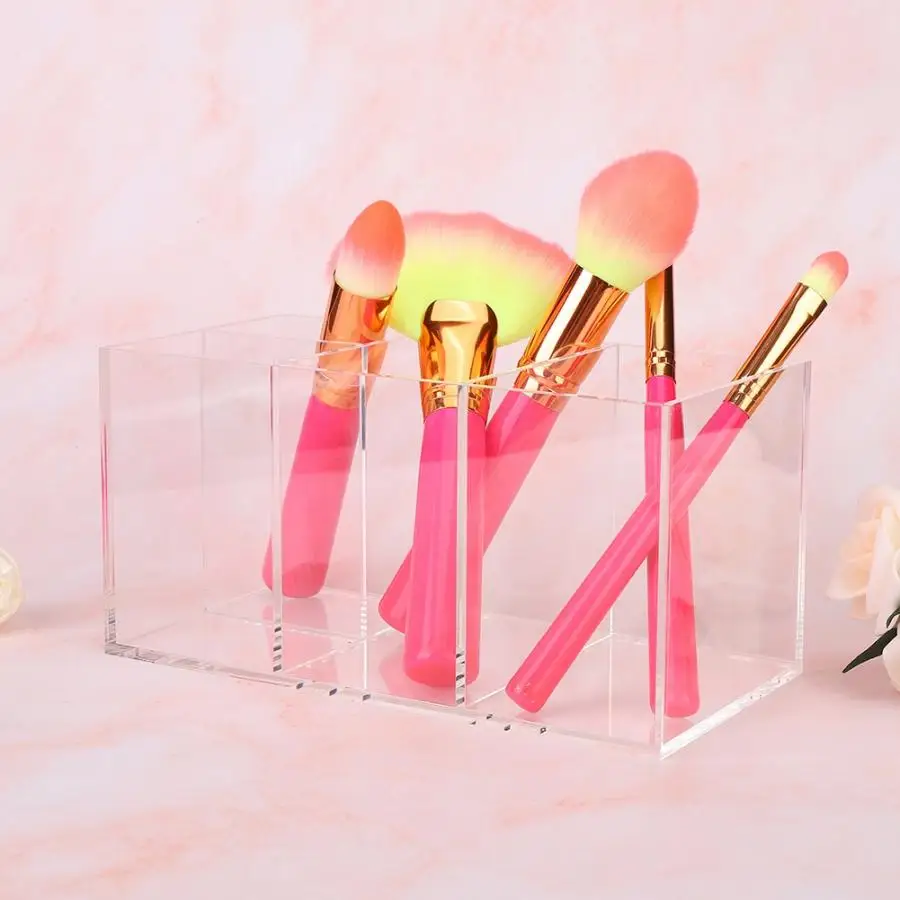 Storage Box Transparent Portable Nail Art Storage Box Desktop Nail Art Organizer Box Nail Art Equipment