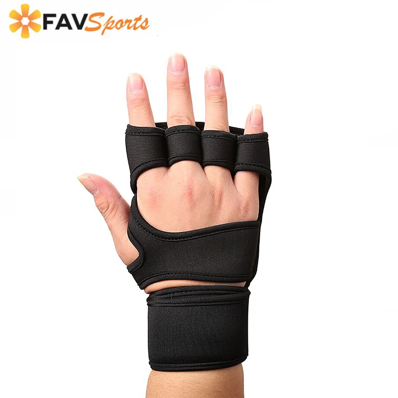 Кроссфит тренировочные перчатки Guantes гантели спортивные перчатки Оборудование Поддержка перчатки для занятий тяжелой атлетикой силиконовый коврик для фитнеса