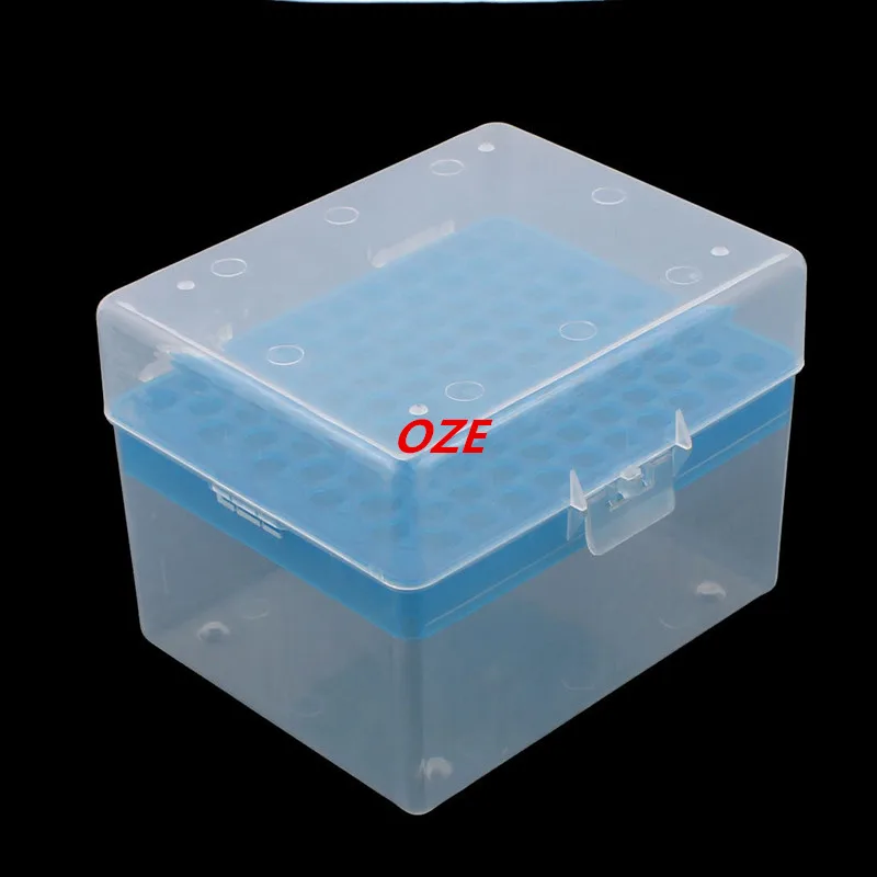 

1PCS Universal 1ML Pipettor Pipette Tips 100 Position Box Holder Laboratory Supplies