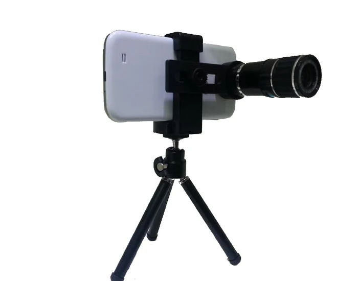 Universal 12x Magnification Mobile Phone Zoom Telescope Magnifier