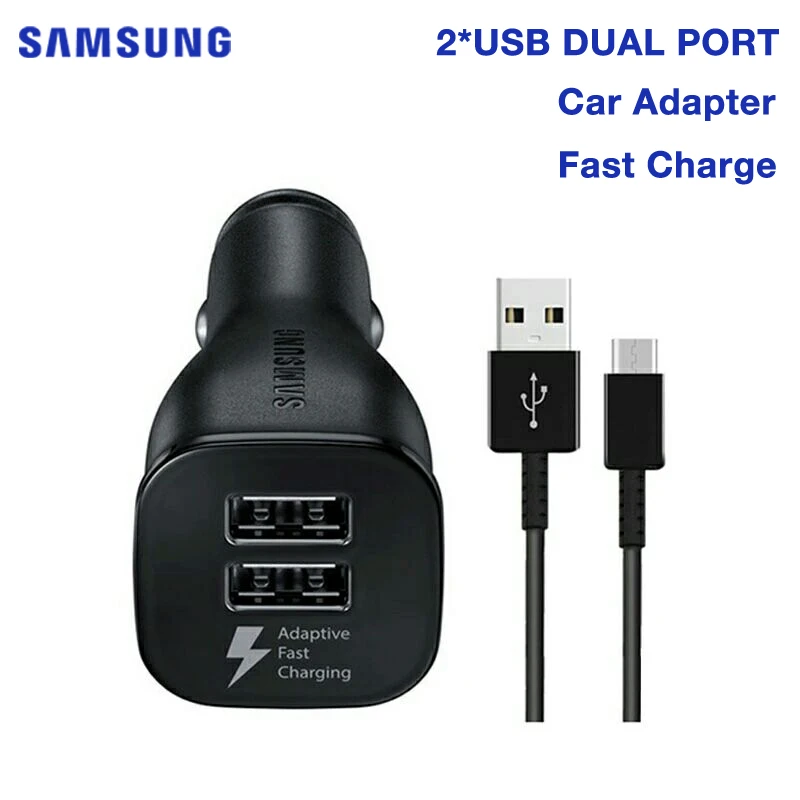 SAMSUNG Original Quick Charge Car Charger for Samsung GALAXY S8 Plus S7 S6 G9200 W2017 C5 C9