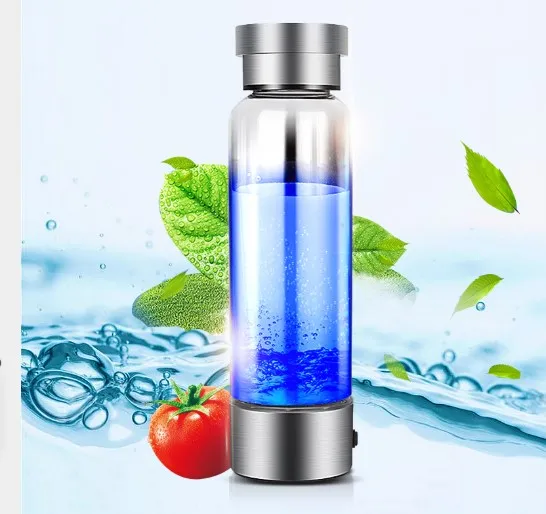 Водородный водонагреватель щелочной воды, перезаряжаемая портативная бутылка с ионизатором воды 380 мл USB линия