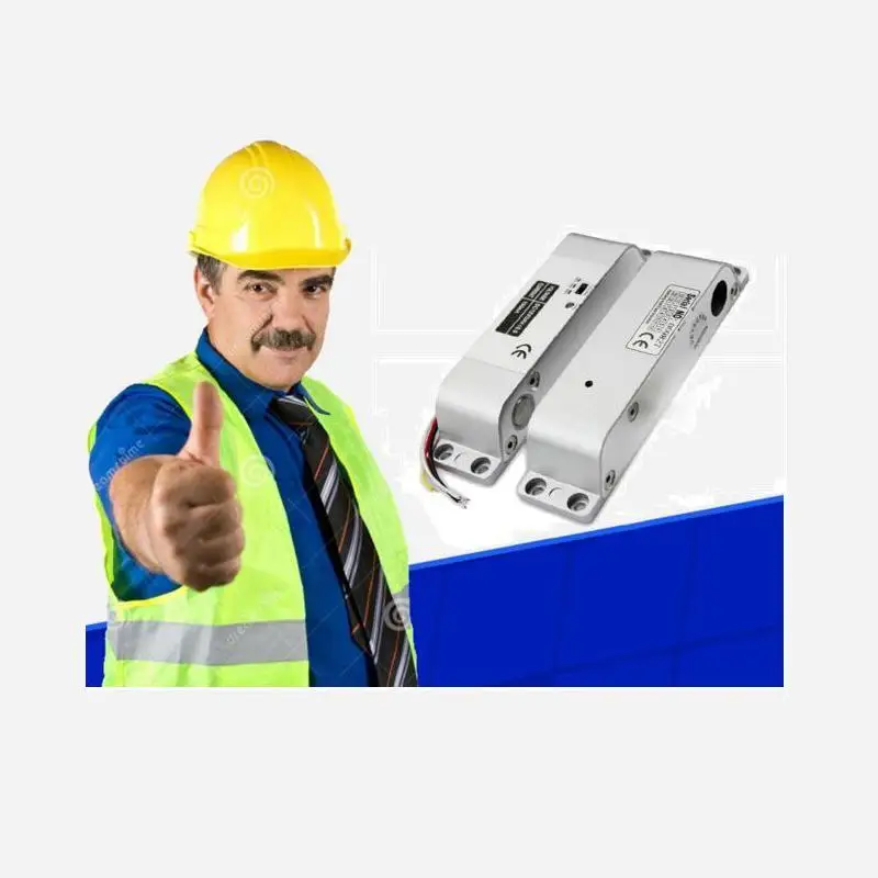 Free shipping NC Electric Mortise DC 12V Fail Safe Electric Drop Bolt Lock for Door Access Control Security Lock Doors System