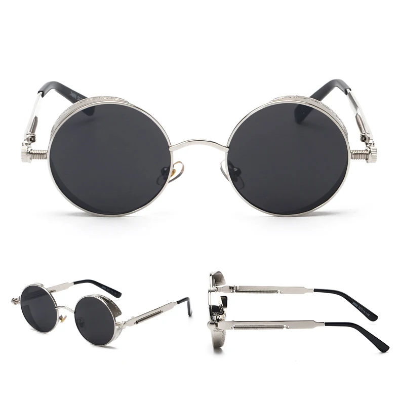 round steampunk sunglasses 900023 details (6)