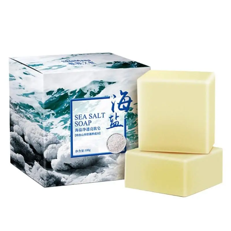 

Sea Salt Soap Beauty Health Bath Shower Cleansers Soap Goat Milk Basic Soap