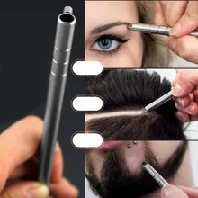 Прическа ручка с гравировкой+ 10 шт. лезвия профессиональные триммеры для укладки волос брови для бритья салонные аксессуары для прически