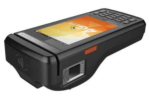 4G LTE touch pos терминал поддержка IC Card reader, датчик отпечатков пальцев/RFID/термопринтер