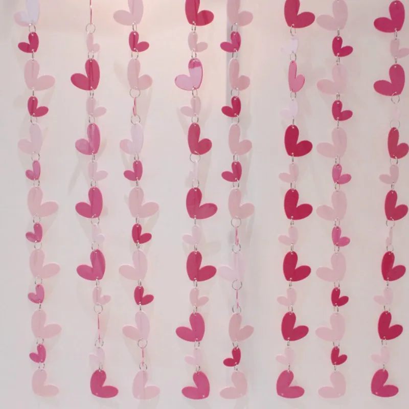 1 упаковка Ins стиль розовый девушка обустройство дома розовое сердце занавеска прекрасная спальня перегородка детская комната занавески s SC4530