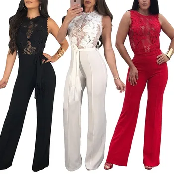 

Sexy Bodysuit Body Hot Polyester Sale Real Jumpsuit Women Women's Free Shipping 2020 Autumn Style Sexy Lace Applique Female