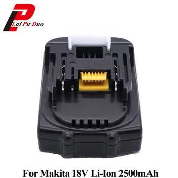 

18V 2500mAh Li-Ion Replacement power tool battery 18v 2.5Ah for MAKITA:BTD140,BJV180,194205-3,BL1815,194309-1,BSS611Z