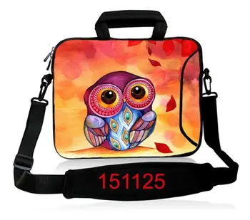 

Cute Owl 13" 15" 17" Laptop shoulder bag Notebook PC Tablet case cover for 10 11.6 13.3 14.4 15.4 17.3 For Macbook Air Pro Asus