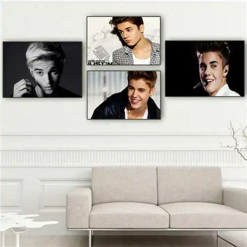 

Custom Canvas Poster justin bieber (1) Printing Posters Cloth Fabric Wall Art Pictures For Living Room Decor#18-12-05-H-06-278