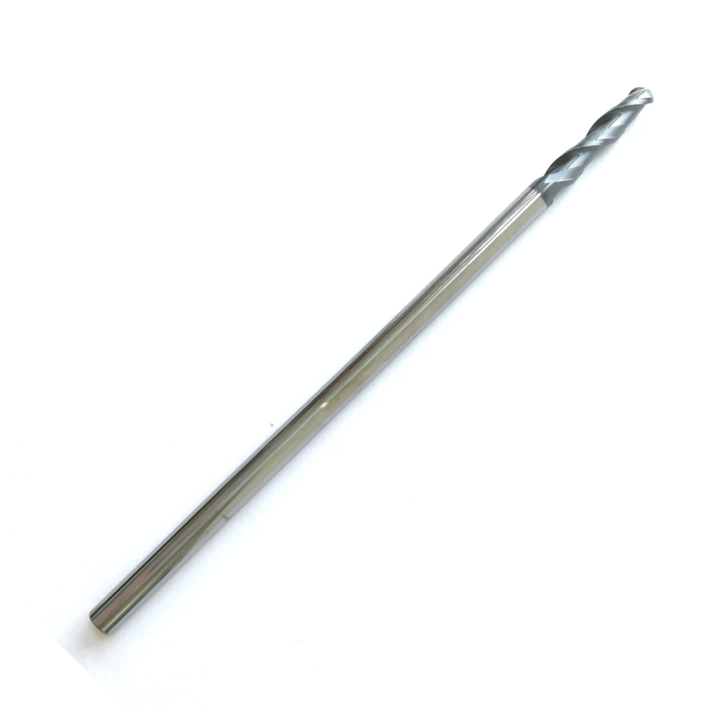 1pc10мм радиус = 5 мм 2 флейты hrc60 R5 * 20 D10 100 Твердосплавные Концевые Фрезы с ЧПУ фрезы