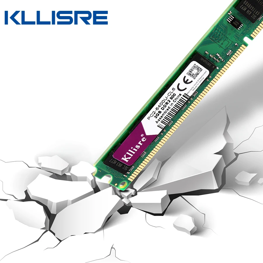 Kllisre новая DDR2 2 ГБ 800 667 МГц память настольная оперативная память без ECC система Высокая совместимость