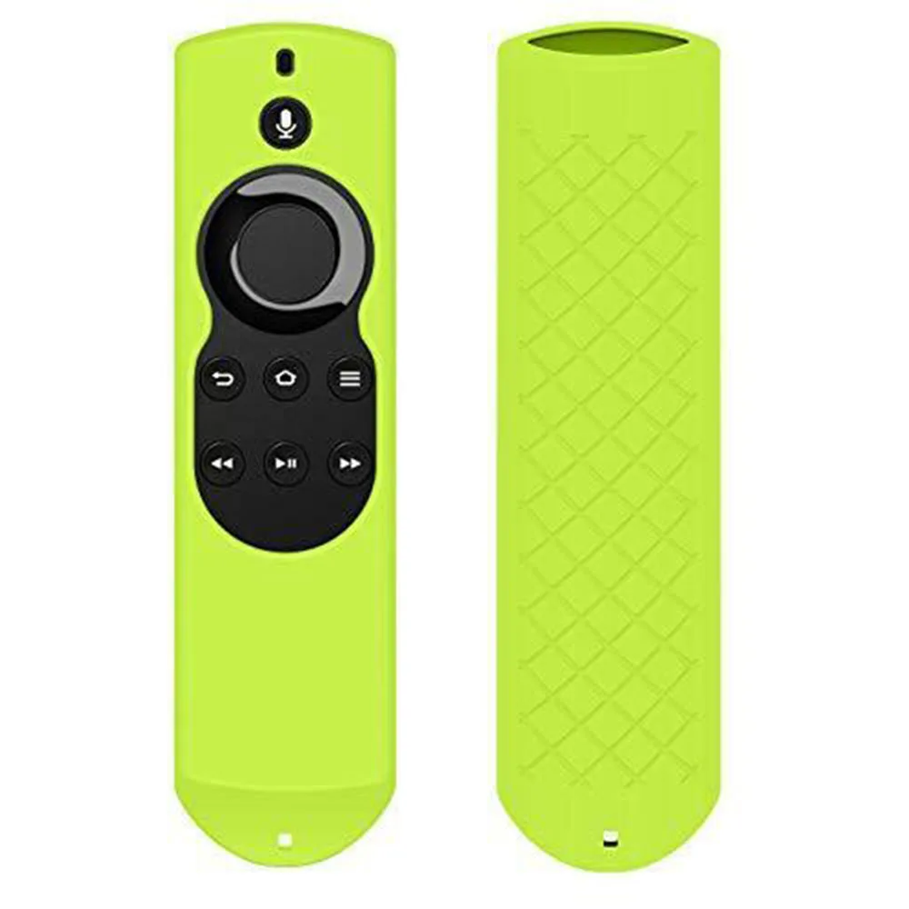 Мягкий силиконовый защитный чехол для Amazon Fire tv, дистанционный разноцветный чехол, противоскользящий противоударный чехол, 3 цвета
