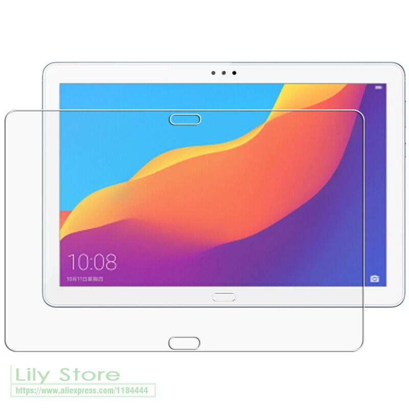 

2 X Tempered Glass Screen Protector Film for Huawei MediaPad T5 10 10.1 inch honor pad 5 AGS2-W09/L09 AGS2-L03 / W19