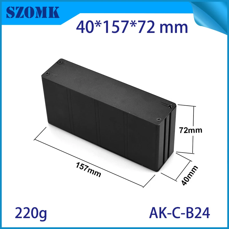 

4 pcs/lot Electrical aluminum project enclosure case electronic diy instrument housing box 45*157*145mm 1.57*6.18*5.71inch