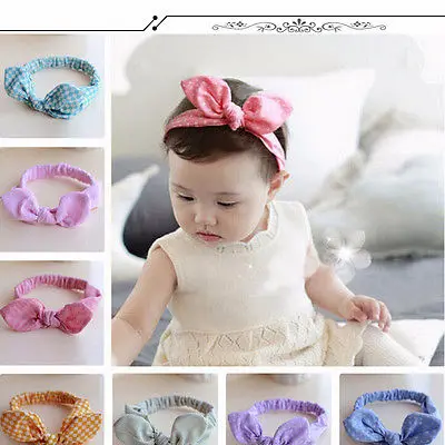 9 Styles Baby Kids Girls Rabbit Ear Cotton Lovely Newest Headband Hair band Bow Elastic Knot Hair Accessories цена 9 Styles Baby Kids Girls Rabbit Ear Cotton Lovely Newest Headband Hair band Bow Elastic Knot Hair Accessories цены онлайн
