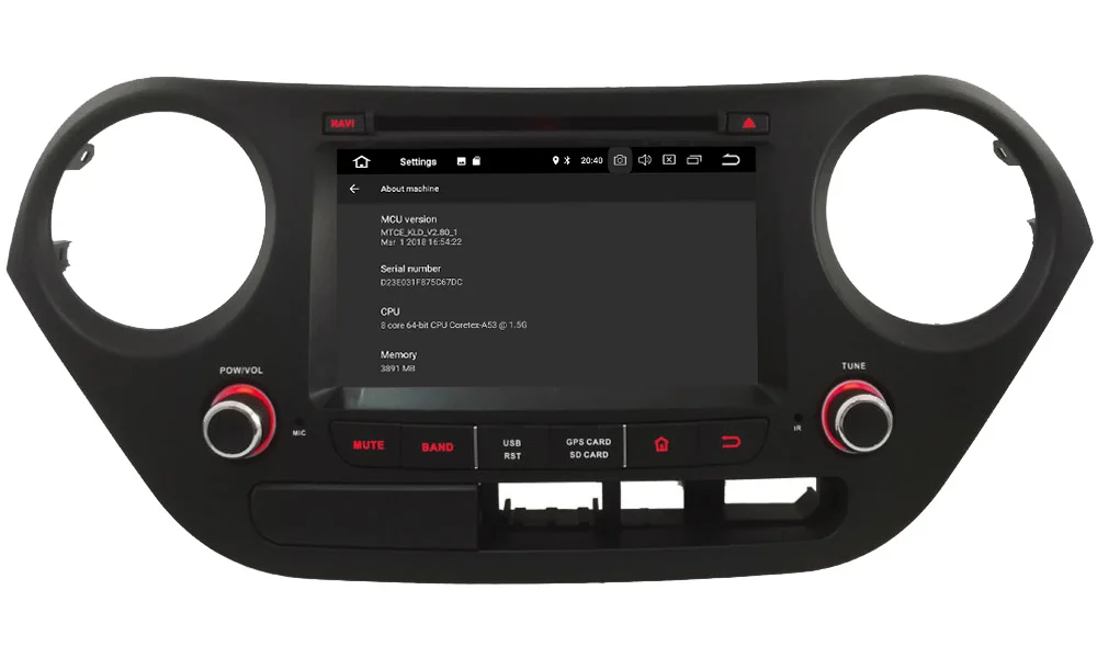 Best KLYDE Octa Core PX5 4GB RAM 32GB ROM Android 8.0 7.1 6 Car DVD Multimedia Player Radio For Hyundai I10 Left Hand Diver 2013-2017 4
